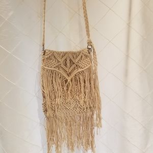 Vintage Macrame Purse